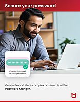 McAfee Total Protection 2024 5 Device 1 Year Antivirus Security