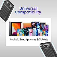 Portronics Mini 10K – Compact 10000mAh Power Bank, 22.5W Fast Charging, LED Display, Dual USB Output, Lightweight Design, Ideal for Travel, Compatible with Smartphones and Tablets.