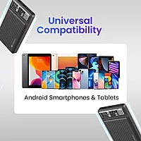 Portronics Mini 10K – Compact 10000mAh Power Bank, 22.5W Fast Charging, LED Display, Dual USB Output, Lightweight Design, Ideal for Travel, Compatible with Smartphones and Tablets.