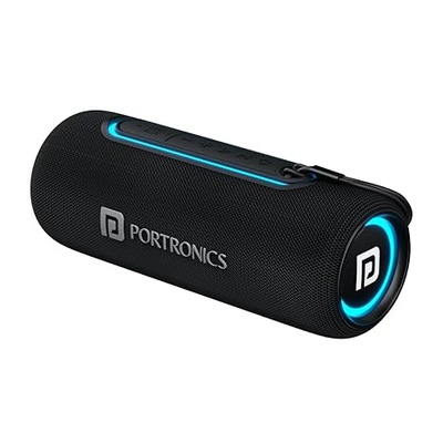 Portronics Resound 2 15W HD Sound Portable Wireless Bluetooth Speaker, in-Built Mic, RGB Lights, TWS Connectivity, Bluetooth v5.3, IPX5 Water Resistant, Type C Charging Port Portronics Resound 2 15W HD Sound Portable Wireless Bluetooth Speaker, in-Built Mic, RGB Lights, TWS Connectivity, Bluetooth v5.3, IPX5 Water Resistant, Type C Charging Port