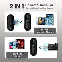 Portronics Vlogmate 2 Dual Mic, ideal for content creators! Enjoy high-quality audio for vlogs, podcasts, and interviews!