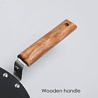Wonderchef Ebony Roti Tawa 28cm Non Stick Tawa  4.06mm Wooden Handle