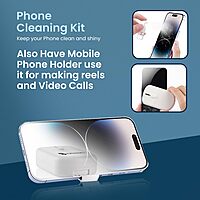 Portronics Clean P 10-In-1 Cleaning Kit for Laptop, Mobiles, and Tablets – White