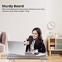 POR 1819 My Buddy J Portable Laptop Table – Folding Legs | Brown | 1 Year Warranty