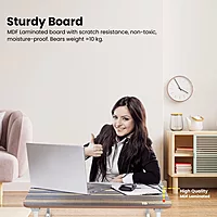 POR 1819 My Buddy J Portable Laptop Table – Folding Legs | Brown | 1 Year Warranty