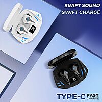 Lapcare Champ Series ProBuds LBTB‑234 True Wireless Earbuds | Bluetooth TWS with 40 hr Battery Life, 13 mm Drivers, ENC Mic, Touch Controls & USB‑C Fast Charging