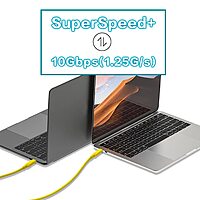 Uport 2M Type-C Cable – USB 3.1, 10Gbps, 100W, 4K, durable design, fast charging, high-speed data transfer, compatible with laptops, smartphones, and tablets, perfect for home and office use.