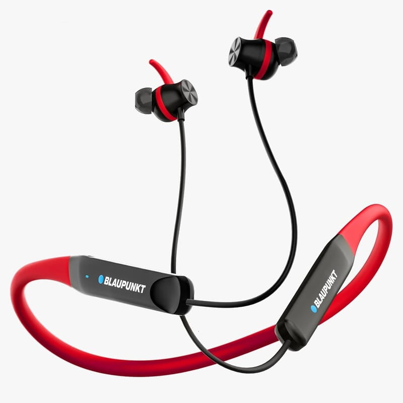Blaupunkt Newly Launched BE120 Touch Wireless in Ear Neckband with Multi-Touch Control I Auto Magnetic Off I Gaming Ready I 40H Playtime I Turbovolt Charging I Built-in Handsfree Calling
