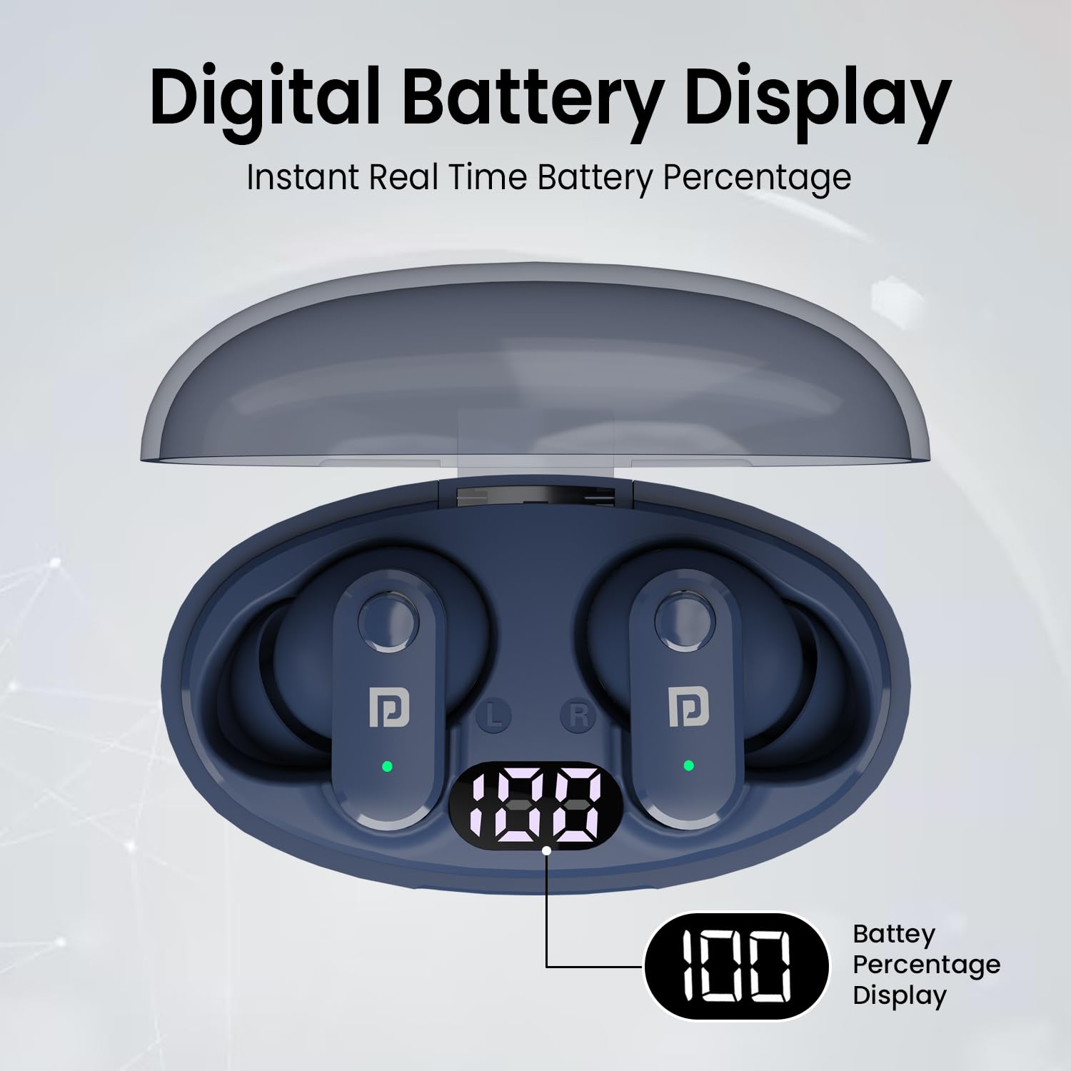 Portronics Twins S16 – TWS Earbuds, 24H Playtime, Blue. Enjoy seamless connectivity, superior sound quality, and a stylish design. Perfect for music lovers and on-the-go lifestyles!