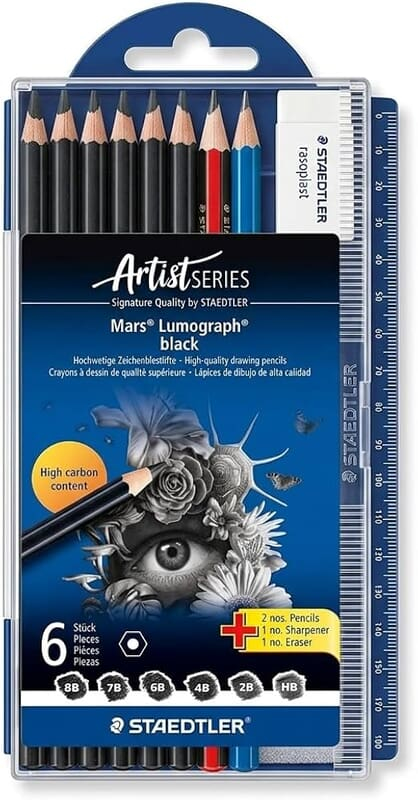STAEDTLER 100B SP6 LUMOGRAPH BLACK PENCIL PACK STAEDTLER 100B SP6 LUMOGRAPH BLACK PENCIL PACK