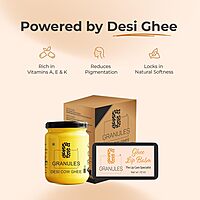 Granules Ghee-Based Lip Balm for Dark & Pigmented Lips 10ml Granules Ghee-Based Lip Balm for Dark & Pigmented Lips 10ml