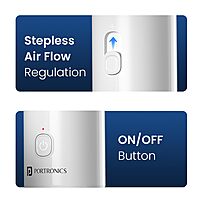 Portronics Tez Air Duster – Portable Air Duster Blower | Rechargeable | White | 1 Year Warranty