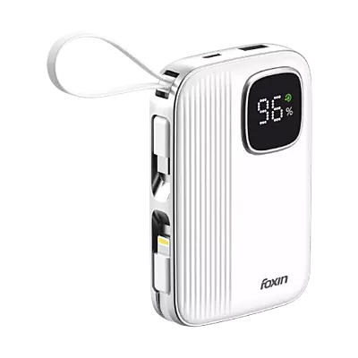 Power Bank Foxin 10000mAh Charge X 10 FPB-182 22.5W White