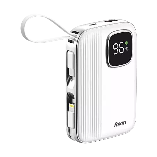 Power Bank Foxin 10000mAh Charge X 10 FPB-182 22.5W White