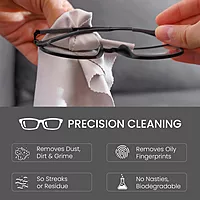 Portronics Swipe 3 Screen & Camera Cleaner – White offers effective cleaning for screens and cameras, ensuring a streak-free shine.
