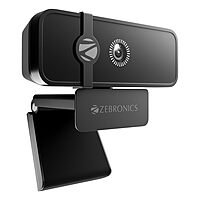 Zebronics Sharp Pro Webcam – QXGA HD Webcam with Mic, Autofocus, USB Plug & Play