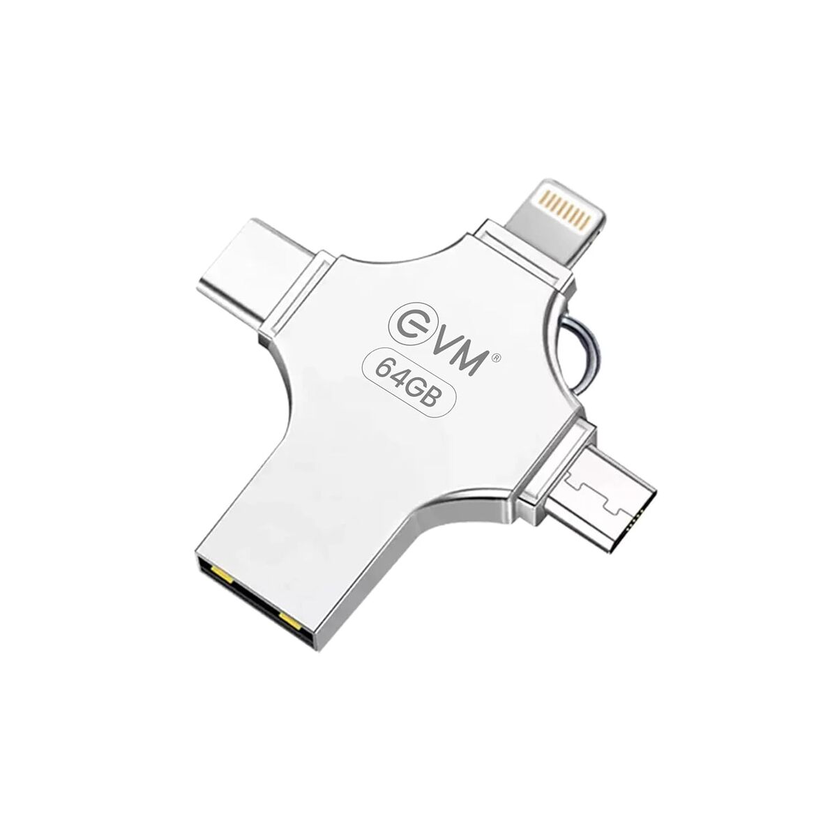EVM EnStore 4-in-1 OTG 64GB Pen Drive – USB 3.0 | Type-C | Micro USB