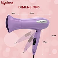 Lifelong Hair Dryer Hair Dryer For Women & Men, 2100 Watts 2 Speed and 2 Temprature Setting