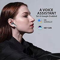 Blaupunkt Newly Launched Btw300 Bass Buds Truly Wireless Bluetooth in Ear Earbuds I Bass Demon Tech I Enc Crispr Tech I 40Hrs Playtime I Turbovolt Charging I Bt Version 5.3 I 80Ms Low Latency