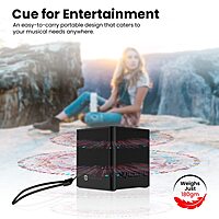 Portronics Bounce 2 Blue 5W Speaker | Wireless Bluetooth, Built-in FM Radio & Portable Design for All Devices