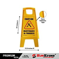 Plastic Caution Board