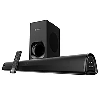 Portronics Pure Sound 105 – 200W 2.1 Soundbar with HDMI offers immersive audio experience, sleek design, and powerful bass. Perfect for movies, music, and gaming. Enhance your entertainment setup!