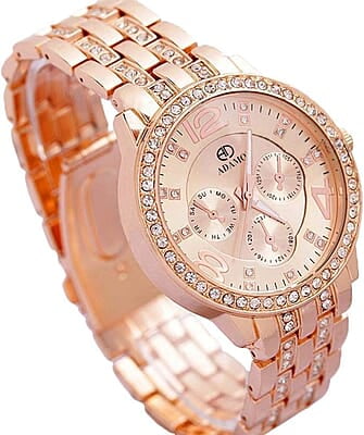 Analog Rose Gold Watch