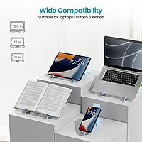 POR 2140 My Buddy K Lite Portable Laptop Plastic Stand – Blue | 1 Year Warranty