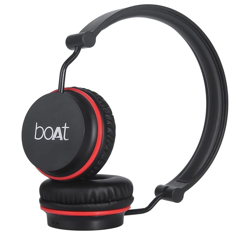 boAt Rockerz 410 Bluetooth Over Ear Headphone with Super Extra Bass, Up to 8H Playtime, Dual Connectivity Modes, Foldable Earcups and Lightweight Design