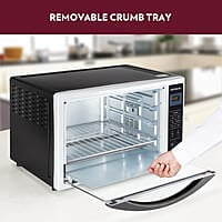 Borosil DigiPro 38 L Digital Oven Toaster & Grill, Convection Mode, 6 Pre-set Menus, Temperature Control, Chrome