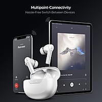 boAt Newly Launched Airdopes 300 Premium Truly Wireless in-Ear Earbuds with 4 Mics AI-ENx Spatial Audio, 50HRS Playtime, Multipoint Connection, ASAP Charge, Hearables App Support