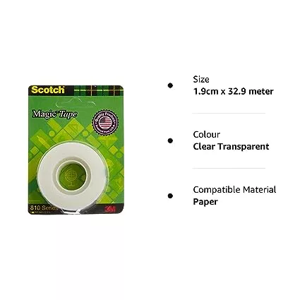 3M Scotch Magic Tape Roll