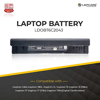Dell Inspiron 1464 Laptop Battery – 6-Cell 4000mAh, Reliable, Long-Lasting & Easy to Install