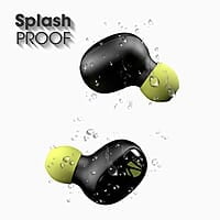 ZEBRONICS ZEB-SOUND BOMB 1 TWS Earbuds with BT5.0, Up to 12H Playback, Touch Controls, Voice Assistant, Splash Proof with Type C Portable Charging Case