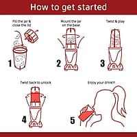 Wonderchef Nutri-blend Mixer, Grinder & Blender 400W 22000 RPM 2 unbreakable jars  White