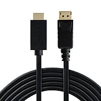 Uport 1.8M DisplayPort to HDMI Cable – 4K, high-speed connection for stunning visuals. Supports 4K resolution, ideal for gaming and streaming. Durable design, perfect for home or office use.