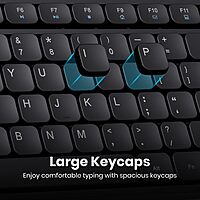 Portronics Key 8 Wireless Keyboard & Mouse Combo – Numeric Pad | Black | 1 Year Warranty