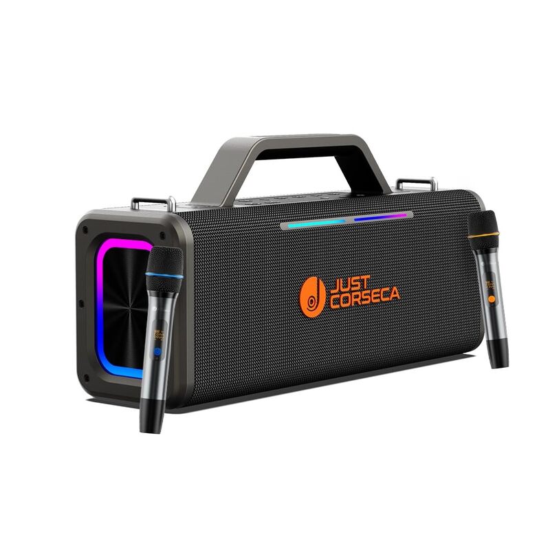 Just Corseca Sonic Stream 360W Bluetooth Speaker – Karaoke | TWS | RGB Lights | Black