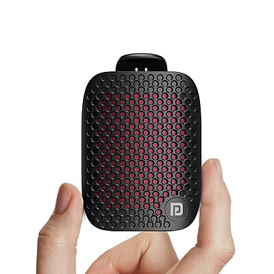 Portronics POR 2713 Talk 5 Bluetooth Speaker – BT 5.3  Clip-On  Mic  IPX5  Black