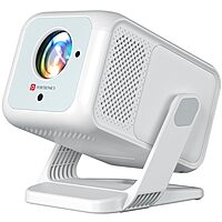 Portronics Beem 450 Smart Projector – 1080p Full HD, Grey, compact, wireless, vibrant visuals, perfect for home entertainment, presentations, and big-screen fun.