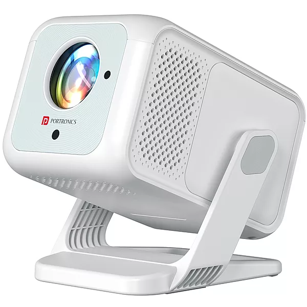 POR 2289 Beem 450 White 4000 Lumens LED,1080p, 5W In-built Speaker, Android, Remote 85286900 01Year