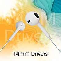 Zebronics Zeb-Buds 30 3.5Mm Stereo Wired In Ear Earphones With Mic For Calling, Volume Control, Multifunction Button, 14Mm Drivers, Stylish Eartip,1.2 Meter Durable Cable And Lightweight Design