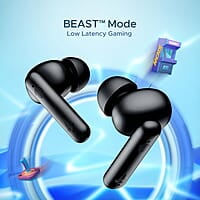 boAt Airdopes 141 Bluetooth Truly Wireless in Ear Ear Buds w/ 45H Playtime,Low Latency Mode for Gaming, ENx Tech, IWP, IPX4 Water Resistance, Smooth Touch Controls