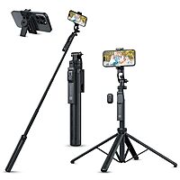 Portronics Lumistick 2 – 3-in-1 Selfie Stick Tripod: Capture amazing selfies and group photos with adjustable height and Bluetooth remote.