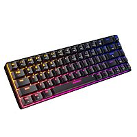 Portronics Hydra 10 Bluetooth + Wireless Keyboard – RGB Backlit | Black | 1 Year Warranty