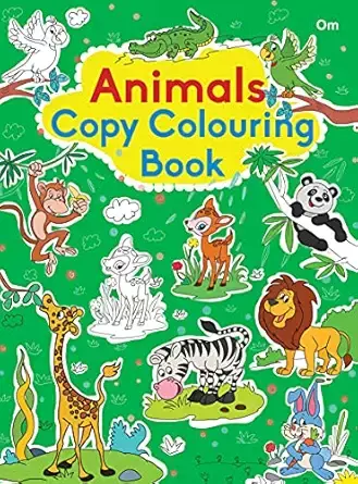 Copy Colouring Book Animals