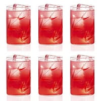 Borosil 295 ml Set of 6 pcs Bouquet Vision Transparent Drinking Glass | Borosilicate Glass Tumblers for Water, Cold Drinks, Juice| Flame Proof, Microwave & Dishwasher Safe | for Daily use & Gifting