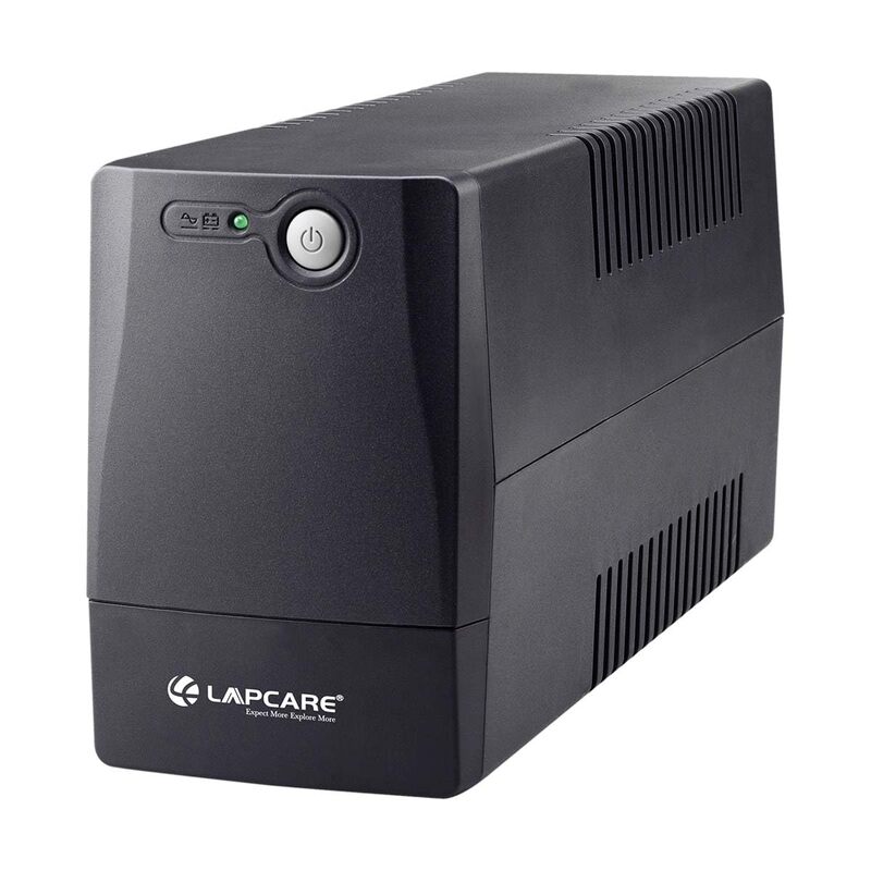 Lapcare LAPON‑750 UPS: 600 VA/360 W line‑interactive UPS with AVR, generator‑safe cold‑start, off‑mode charging, auto‑restart on power restore, 2‑year warranty.