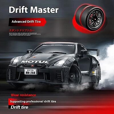 MN268 1:16 Scale RWD Drift RC Car – GTR Style | 2.4GHz RTR High-Speed Remote Control Car