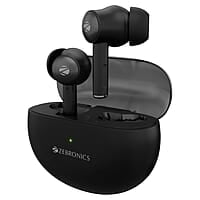 ZEBRONICS MIST in-Ear Wireless Earbuds, with up-to 27 Hours Backup, Environmental Noise Cancellation (ENC), Gaming Mode, Touch Control, Voice Assistant Support, Splash Proof Design